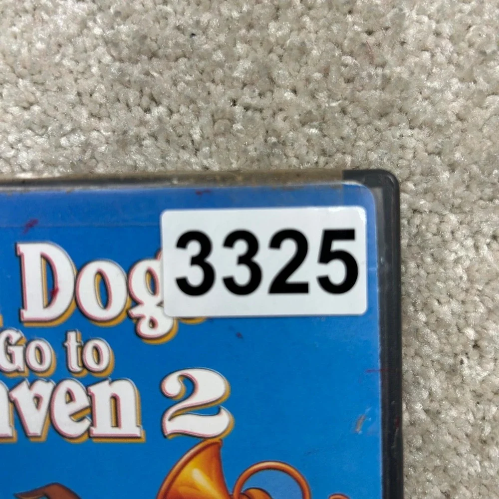 All Dogs Go‎ to Heaven 2 DVD 1996 Charlie Sheen Dom DeLuise Animation